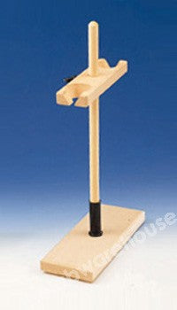 FUNNEL STAND DOUBLE HARDWOOD ROD 460X16MM BASE 290X110MM