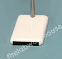 RETORT STAND BASE STEEL WHITE EPOXIDE 200X125MM W/OUT ROD