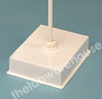 RETORT STAND PE BASE & PE COAT METAL ROD 760X12.5MM/CENTRE
