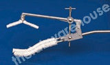 CLAMP ALLOY & S/ST. PIVOTED 3 PRONGS SLVS AND 8MM DIA ROD