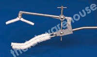 CLAMP ALLOY & S/ST. PIVOTED 3 PRONGS SLVS AND 8MM DIA ROD