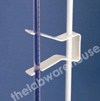 CLAMP 1-PIECE SPRUNG PLASTIC/HOLE FOR 13MM ROD