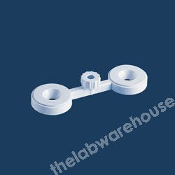 CLAMP DOUBLE FUNNEL PP WITH GRIP SCREW CLAMP FOR 12.5MM RODS