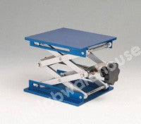 LABORATORY JACK S/ST. WITH ALU. PLATE 200X200MM