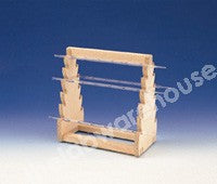 PIPETTE STAND HARDWOOD FOR HOLDING 12 PIPETTES HORIZONTALLY