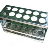 TEST TUBE RACK ST./STEEL 3-TIER 24 HOLESX17MM DIA