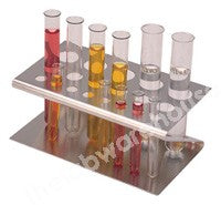 Z- RACK FOR TEST TUBES ALU., 5X28MM 6X19MM AND 8X13MM HOLES