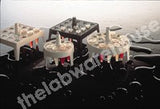FLOATING MICROTUBE RACKS SQUARE WHITE 4X4 ARRAY PK 4