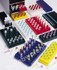 MULTIPURPOSE PP RACK 96-POSITION REVERSIBLE BLUE