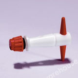 PYREX DIN STOPCOCK KEY SST304K DBL T-BORE 4MM PTFE