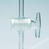 HIGH VACUUM STOPCOCK BORO. GLASS SINGLE BORE 3MM KEY ID