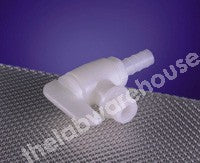 T-BORE STOPCOCK 3-WAY PVDF FLUORIDE FOR 5-7MM I.D TUBING