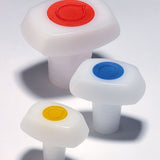 STOPPER WHITE POLYETHYLENE B-LENGTH CONE 10/19