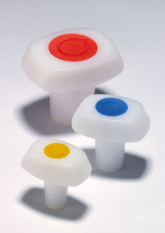 STOPPER, WHITE POLYETHYLENE, B-LENGTH CONE, 34/35