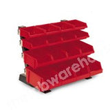 STORAGE RACK PP 4 TIERS 16 BINS