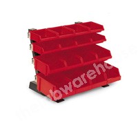 STORAGE RACK PP 4 TIERS 16 BINS