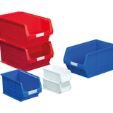 STORAGE BINS BLUE PP SIZE 4 350 X 205 X 132MM DXWXH PK.10