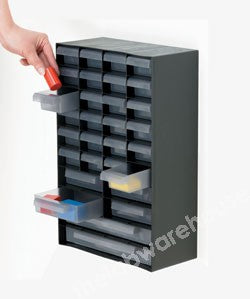 STORAGE CABINET PP 40-DRAWER 420X270X130MM HXWXD PK.3