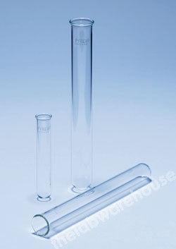 TEST TUBE PYREX GLASS MEDIUM/HEAVY WALL RIMMED 125X16MM