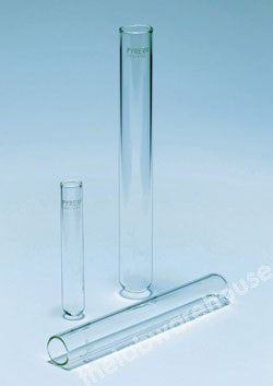 TEST TUBE PYREX GLASS LIGHT/MEDIUM WALL RIMLESS 150X16MM