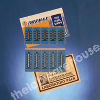 TEMP. STRIPS SELF-ADH. 5-STEP 160/182ºC 320/360ºF PK 10