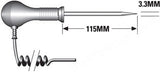 PLATINUM RESISTANCE (PT100) PROBE -50 TO +500ºC PENETRATION