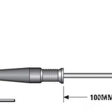 PLATINUM RESISTANCE (PT100) PROBE -50 TO +500ºC MOVING AIR