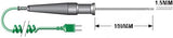 THERMOCOUPLE PROBE TYPE K -200 TO +1100ºC GENERAL PURPOSE