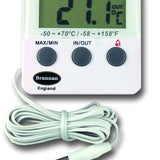 DIGITAL DUAL RANGE THERMOMETER CAL. CERT. -20 /-50 TO +70ºC