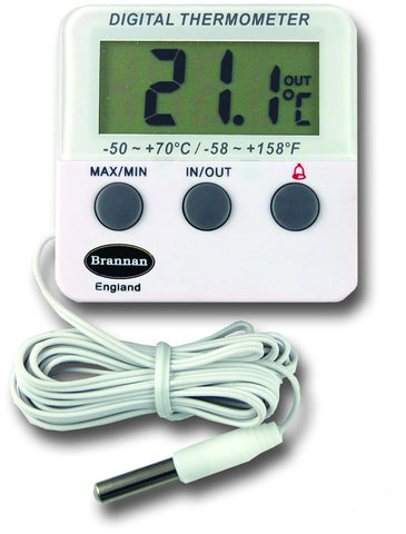 DIGITAL DUAL RANGE THERMOMETER CAL. CERT. -20 /-50 TO +70ºC