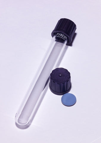 CULTURE TUBE PYREX GLASS SVL SCREWCAP/RUBBER DISC 200X20MM