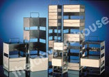 CRYOBOX RACK ST./STEEL WITH HANDLE, 7 SHELVES FOR TP453-47