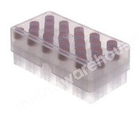 STORAGE BOX 50 SECTION BLUE PP WITH DROP ON LID