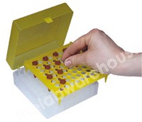 RACK INSERT PP BLUE FOR 64 X 1.5ML MICROTUBES