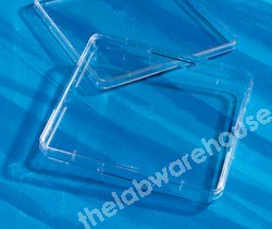 TISSUE CULTURE DISHES TREATED PS 3-VENT 245MM SQUARE PK16