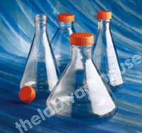 T.C. CON. FLASKS PC WITH PP FLAT CAP 2000ML ST.IND. WRP PK 6