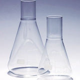 CULTURE FLASK CONICAL PYREX GLASS RIMLESS TUBE NECK 500ML