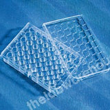 MULTIWELL PLATES PS 48 WELLS FLAT BOTTOM WITH LID PK 100