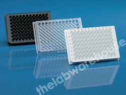 CELLGRADE+ PLATES WHT/TR BASE PS 96 X 330uL F-WELLS PK.5