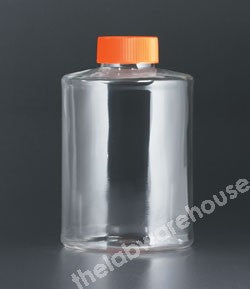 ROLLER BOTTLES PS, SCREW CAP 490 CM2 STERILE 2/SLV PK.40