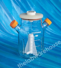 SPINNER FLASK 4500-3L 3LITRE 100MM CENTRE 45MM SIDE NECKS