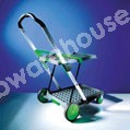 FOLDING TROLLEY CLAXMOBIL WITH 2 TIERS AND COLLAPSIBLE BOX