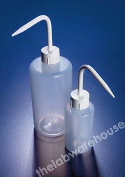 WASHBOTTLES PE RD., SQ. SHLDRS 250ML, WH. SC/CLOSURE PK 5