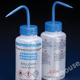 WASHBOTTLES LDPE INT. VALVE LABEL "ISOPROPANOL" 250ML PK 5