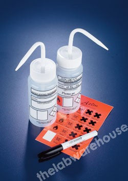 WASHBOTTLES LDPE WITH INTEGRAL VALVE MECH. BLANK 250ML PK.5