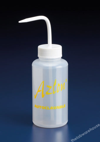 WASHBOTTLES AUTOCLAVABLE POLYPROPYLENE WHITE CAP PK.5