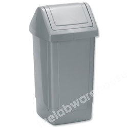 WASTE BIN PE WITH SWING TOP AND REMOVABLE HOOD 45L