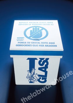DISPOSAL BINS AZLON BENCH STANDING 230X230X265MM PK OF 6