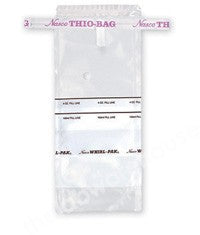 WHIRL-PAK THIO-BAGS SELF-STANDING Na-THIO DOSED 100ML PK.100